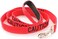 Dexil CAUTION (Do Not Approach) Red Warning Dog Colour Coded Luxury Padded Personalised 1.8m 6ft Lead Leash To Prevent Accidents or Incidents. Dog Award Winning
