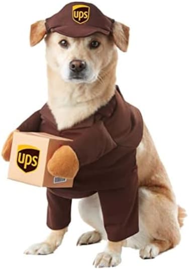 California Costumes BROWN_UPS PAL DOG X-Small jsecs