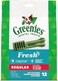 GREENIES Regular Natural Dog Dental Care Chews Oral Health Dog Treats Fresh Flavor, 12 oz. Pack (12 Treats)