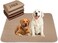Paw Legend Waterproof Reusable Dog Pee Pads Super Absorbent (2 Pack) - Washable Dog Training Pads   Quality Travel Pee Pads for Dogs   Absorbent and Odor Controlling (Brown &amp; Tan)