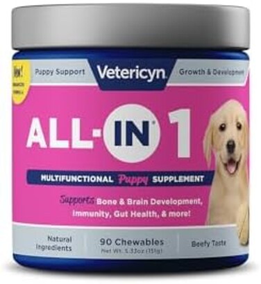 Vetericyn All In Supplement for Puppy 90 Tablets 90 Count