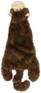 Best Pet Supplies 2-in-1 Stuffless Squeaky Dog Toys with Soft, Durable Fabric for Small, Medium, and Large Pets, No Stuffing for Indoor Play, Holds a Plastic Bottle - Monkey, Medium