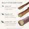 Downtown Pet Supply 6" Bully Sticks - Free Range Standard Regular Thick Select 6 inch (10 Pack)
