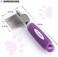 POODLIE Pet Dematting Fur Rake Comb Brush Tool Dog Rake Brush - Dog Brush for Goldendoodle &amp; Cat Comb with Long 2.5&rdquo; Steel Safety Blades Metal Dog Comb for Detangling Matted or Knotted Undercoat Hair