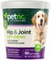 petnc NATURAL CARE, Hip &amp; Joint, All Dog, Liver Flavor, 90 Soft Chews