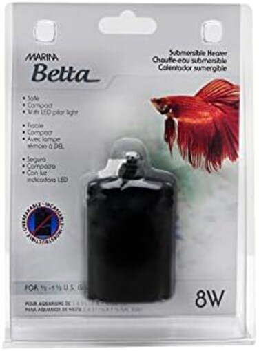 MARINA Chauffage submersible Betta - 8 W - Pour aquarium