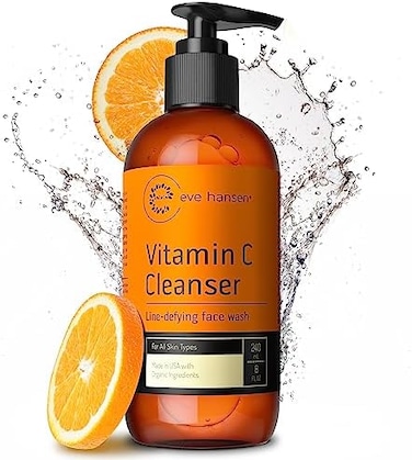 Eve Hansen Vitamin C Face Wash - Deep Pore Cleanser and Anti Aging Face Wash, 8 ounces
