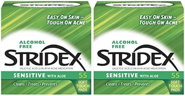 Stridex Medicated Pads, Sensitive,2 Count