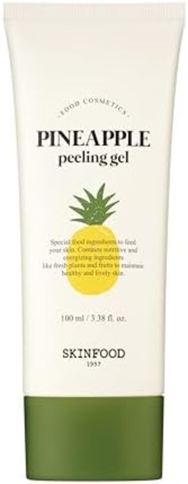 SKIN FOOD since 1957 Skin Food Pineapple Peeling Gel 3.38 Fl.Oz. Pineapple And Aloe Contained Aha Deep Facial Exfoliating Gel Eliminates Sebum Skin Clear And Blemish Free