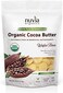 Nuvia Organics manteca de cacao &ndash; 100% org&aacute;nico certificado por USDA, sin refinar, prensado.