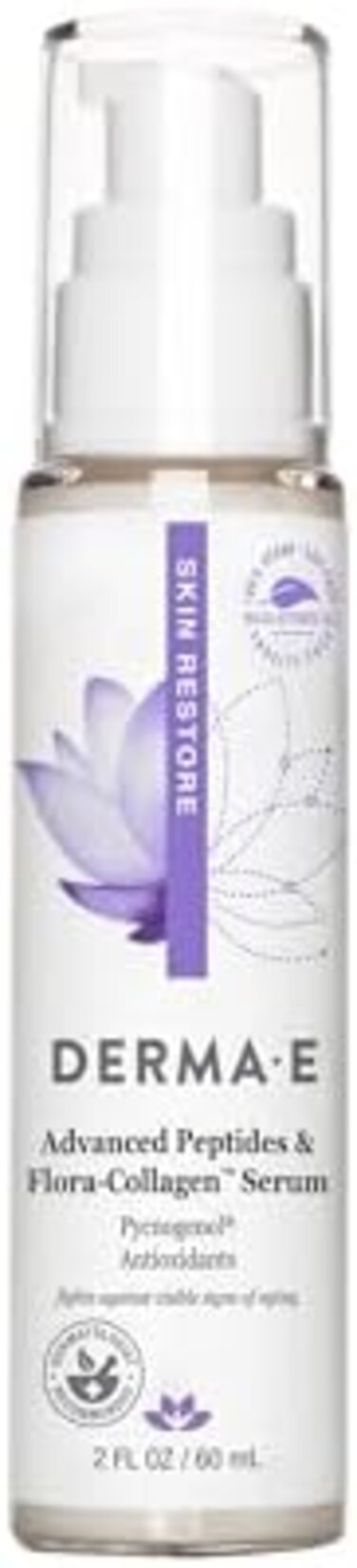 derma e Deep Wrinkle Peptide Serum with Matrixyl and Argireline 2 oz