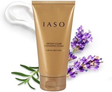 IASO Aroma Clear Cleansing Foam A rich, luxurious cream cleanser with intensive hydration Mild and Gentle for a delicate skin