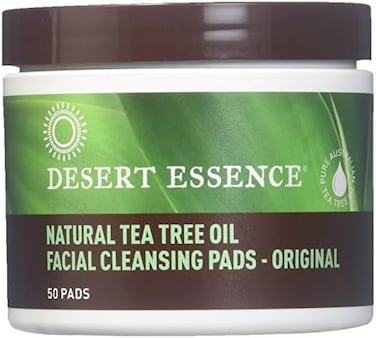 Desert Essence Facial Cleansing Pads - Tea Tree Oil, 50 pads 2-pack