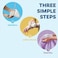 Scrubzz Disposable No Rinse Bathing Wipes - 25 Pack - All-in-1 Single Use Shower Wipes, Simply Dampen, Lather, and Dry Without Shampoo or Rinsing