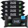 DUDE Wipes Flushable Wipes - 6 Pack, 288 Wipes - Unscented Extra-Large Adult Wet Wipes with Vitamin-E &amp; Aloe for at-Home Use - Septic and Sewer Safe