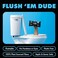 DUDE Wipes Flushable Wipes Dispenser, Unscented Wet Wipes with Vitamin-E &amp; Aloe for at-Home Use, Septic and Sewer Safe, 48 Count (144ct, Pack of 3)