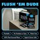 DUDE Wipes On-The-Go Flushable Wet Wipes - 4 Pack, 60 Wipes - Unscented Extra-Large Individually Wrapped Wipes with Vitamin E &amp; Aloe - Septic and Sewer Safe