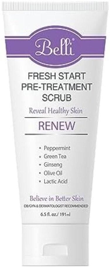 Belli Beauty Belli Fresh Start Pre-Treatment Scrub - Reveals Healthy Skin - OB/GYN and Dermatologist Recommended - 6.5 oz.
