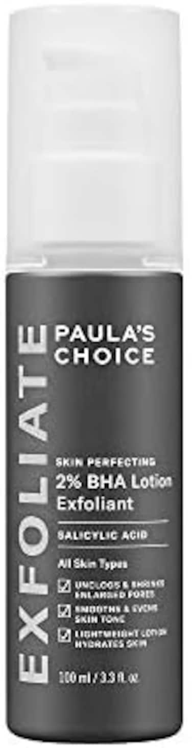 Paula's Choice SKIN PERFECTING 2 percent BHA lotion Salicylic Acid Exfoliant, 3. 3 Ounce Bottle Facial Exfoliator for Blackheads, Enlarged Pores, Wrinkles &amp; Fine Lines