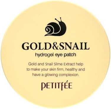 Petitfee Gold &amp; Snail Hydrogel Eye Patch, 60 Patches X 1.4G