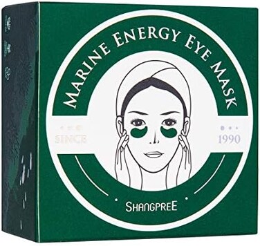SHANGPREE SPA CARE SYSTEM Eye Mask (30 pair｜60 masks), under eye patches, Premium Korean Skin (Marine Energy)