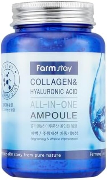 Farm Stay Collagen &amp; Hyaluronic Acid All-in-One Ampoule Cream (250ml)