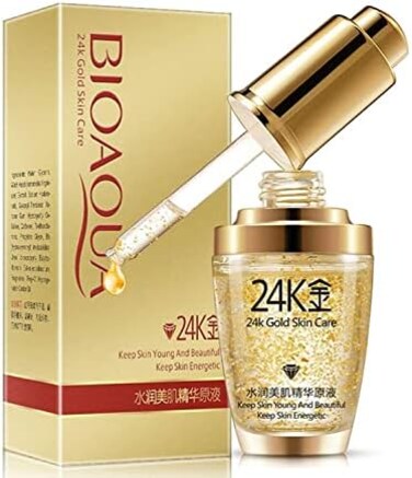 Bioaqua Natural Extract 24K Gold Essence Collagen Moisturizing Hyaluronic Acid Anti-Aging Skin Mask 30 ml