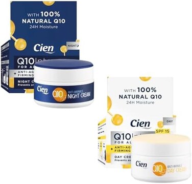 Cien Set of 2x50 ml Q10 Day and Night Cream