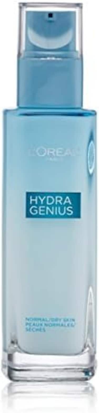 L'Oreal Paris L'Or&eacute;al Paris Hydra Genius Daily Care Oil-Free Liquid Facial Moisturizer For Normal To Dry Skin, Hyaluronic Acid Facial Moisturizer With Aloe Vera Water And Hyaluronic Acid, 3.1 Fl Oz