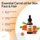 Allurials Organic Carrot Seed Oil: 100 Percent Pure, Unrefined, Cold Pressed Daucus Carota Oils - Natural Therapeutic Grade Carrots Moisturiser Serum for Skin and Face Treatment and Hair Growth - 30ml