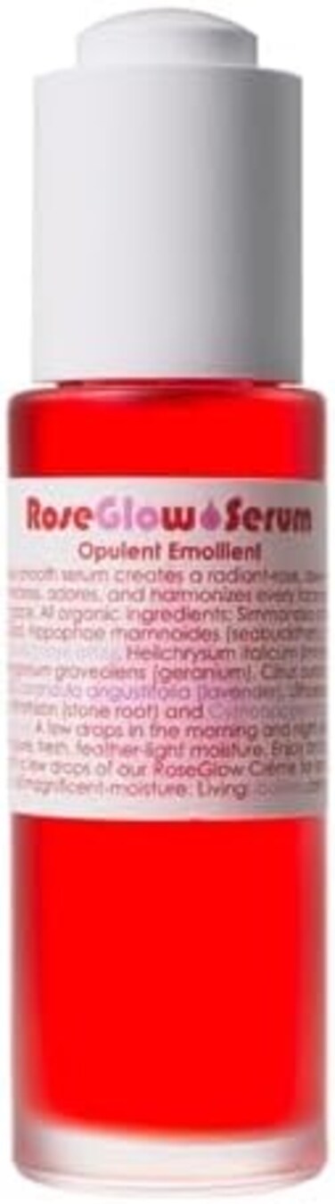 Living Libations - Organic Rejuvenating Rose Glow Face Serum   Natural, Plant-Based, Clean Beauty (1 fl oz   30 ml)