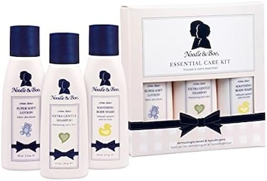 Noodle &amp; Boo Essential Care Kit: Body Wash 59ml/2oz + Shampoo 59ml/2oz + Lotion 59ml/2oz