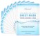 Ebanel 10 Pack Collagen Face Mask, Instant Brightening &amp; Hydrating Face Sheet Mask with Aloe Vera, Hyaluronic Acid, Vitamin C and E, Chamomile, Anti Aging Face Mask with Hydrolyzed Collagen, Peptide