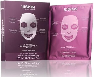 111SKIN Y Theorem Bio Cellulose Facial Mask   Repair, Rest &amp; Rejuvenate Skin   Set of 5 (0.78 oz each)