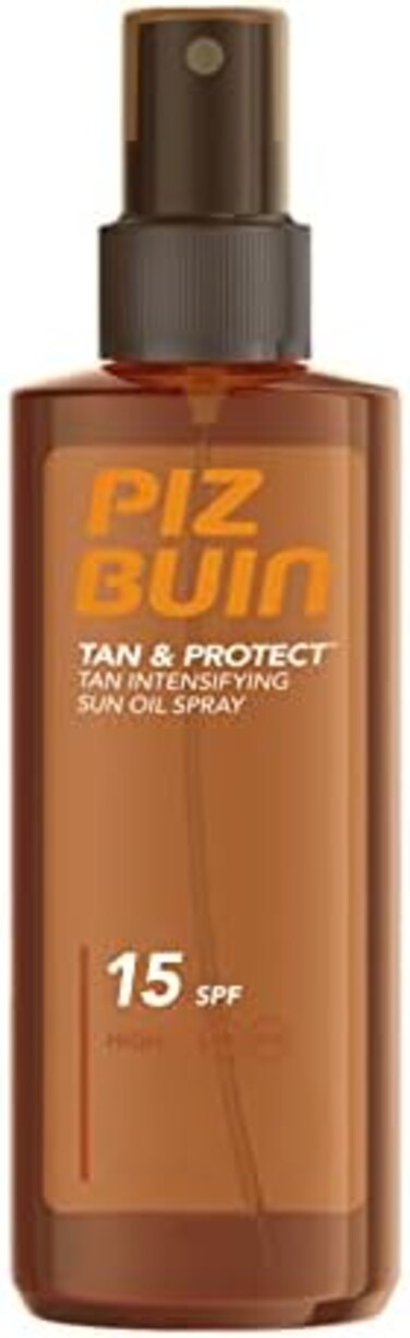 بيز بوين بخاخ زيت تسمير البشرة من تان اند بروتكت بعامل وقاية من اشعة الشمس 15 150 مل