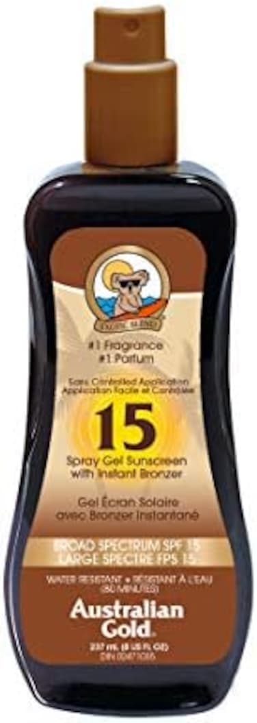 جل بخاخ إيكزوتيك بليند جل واقٍ من الشمس مع برونز فوري بعامل حماية من الشمس بدرجة 15-8 مل