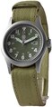 Smith &amp; Wesson Men's Military Watch, Water Resistant, 3 ATM with 3 Interchangeable Canvas Straps, Date Display, Scratch Resistant Glass, Suitable for Swimming, Fishing, Water Sports, 38 mm