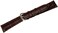 RECHERE Replacement Leather Watch Band Strap Alligator Crocodile Grain Pin Buckle Black Brown Blue White Red