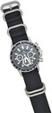 ArtStyle Watch Band with Colorful Nylon Material Strap and Heavy Duty Brushed Buckle