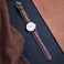 iStrap Uhrenarmb&auml;nder - Krokodilmuster Echtes Leder M&auml;nner Frauen - Bereitstellungsschnalle mit Druckknopf Armband - 18mm 19mm 20mm 21mm 22mm 24mm - Schwarz Braun