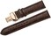 iStrap Uhrenarmb&auml;nder - Krokodilmuster Echtes Leder M&auml;nner Frauen - Bereitstellungsschnalle mit Druckknopf Armband - 18mm 19mm 20mm 21mm 22mm 24mm - Schwarz Braun