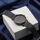 BUREI Men's Wrist Watches, Minimal Analog Quartz Watches for Men with Mesh Strap, Gifts for Men