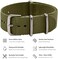 Benchmark Basics Nylon Watch Band - Waterproof Ballistic Nylon One-Piece Military Watch Straps for Men &amp; Women - Choice of Color &amp; Width - 18mm, 20mm, 22mm or 24mm