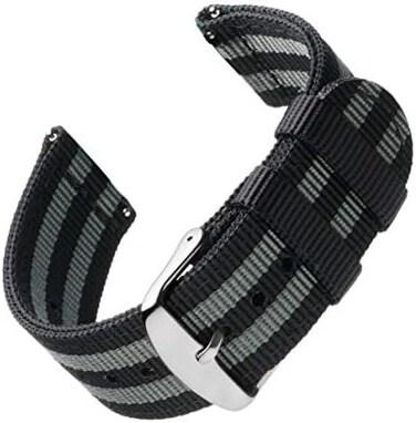 ارتشر ووتش سترابس   اساور ساعة نايلون سهلة التغيير للرجال والنساء للساعات الذكية   الوان متعددة 18 ملم 20 ملم 22 ملم