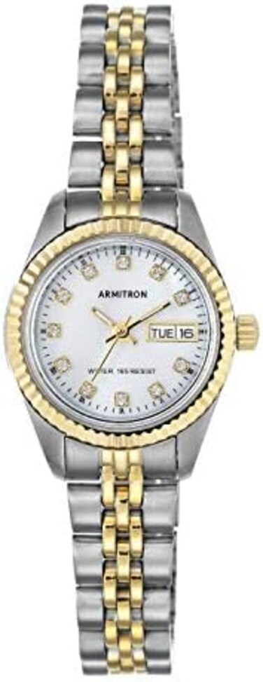 Armitron Women's Genuine Crystal Accented Bracelet Watch, 75-2475