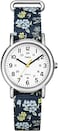Timex Women's Weekender 31mm Watch, Blue Floral, N/A, Weekender 31mm