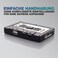Reloop Tape - USB Tape Recorder with Retro Cassette Look, Black