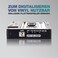 Reloop Tape - USB Tape Recorder with Retro Cassette Look, Black