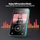 TIMMKOO MP3 Player with Bluetooth, 4.0" Full Touch Screen Mp4 Mp3 Player with Speaker, Portable HiFi Sound Mp3 Music Player with Bluetooth, Voice Recorder, E-Book, Supports 512GB SD Card (Green)