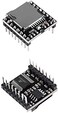 UMLIFE 3PCS Mini MP3 Player Audio Module MP3 Voice Decode Board TF Card U Disk IO/Serial Port/AD Board DFPlayer Audio Voice Music Module for Arduino